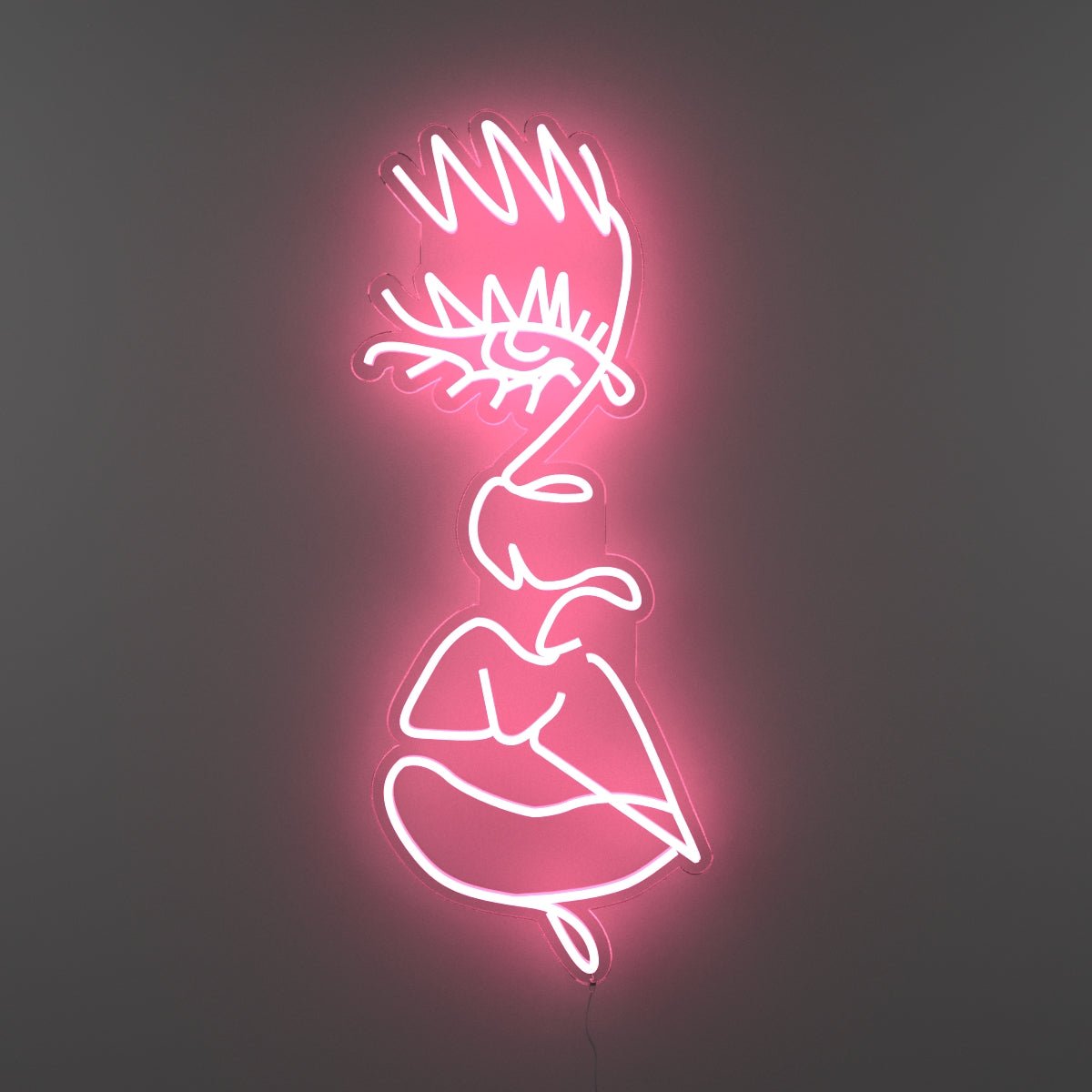 Drip face by Girl Knew York - LED Neon Sign - YELLOWPOP UK